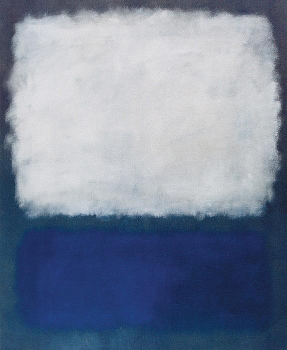Blue and grey 1962 painting - Mark Rothko Blue and grey 1962 art painting
